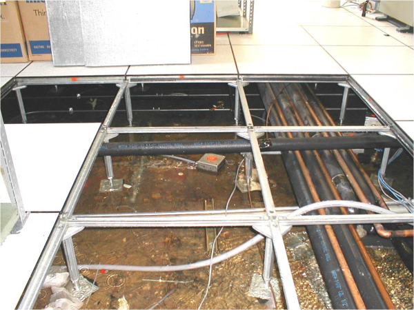 Raised floor data center